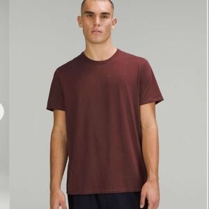 Lululemon Maroon The Fundamental Tshirt, Men's SIZE S, See Description
